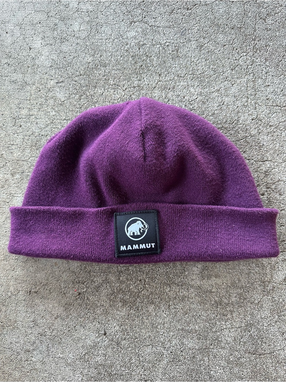 Mammut Deep Purple Fedoz Fleece Wool Beanie